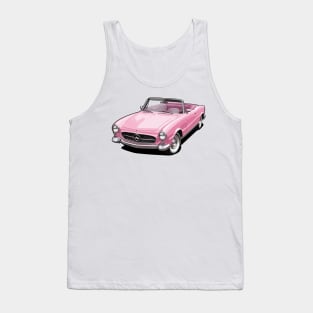 Pink Classic Barbie Car Tank Top